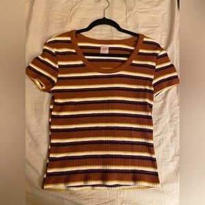 NOBO FITTED STRIPPED TOP